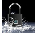 SCX.design Lucchetto smart apertura impronta digitale T11 - Nero