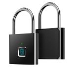 SCX.design Lucchetto smart apertura impronta digitale T11 - Nero