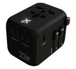 SCX.design Adattatore universale da viaggio T16 - Nero