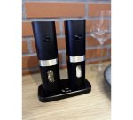 SCX.design Set macina sale e pepe elettrico K02 - Nero / Argento