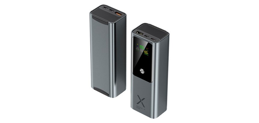 SCX.design Powerbank 20000 mAh 100W per computer P52 - Grigio