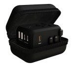 SCX.design Adattatore universale da viaggio T16 - Nero