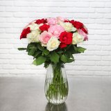 Bouquet de 30 merveilleuses roses