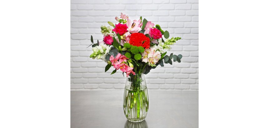 Bouquet 100 % fleurs naturelles de France