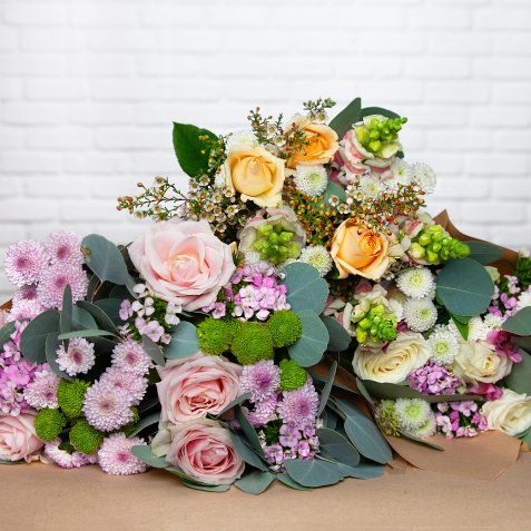 Bouquet 100 % fleurs naturelles de France