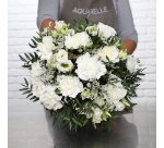 Bouquet de fleurs naturelles, blanc