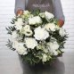 Bouquet de fleurs naturelles, blanc