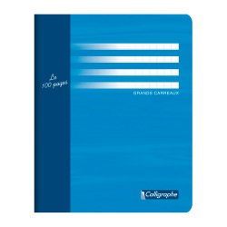 Cahier d'essai piqué Calligraphe 7000 17 x 22 cm grands carreaux 96 pages - Assortis
