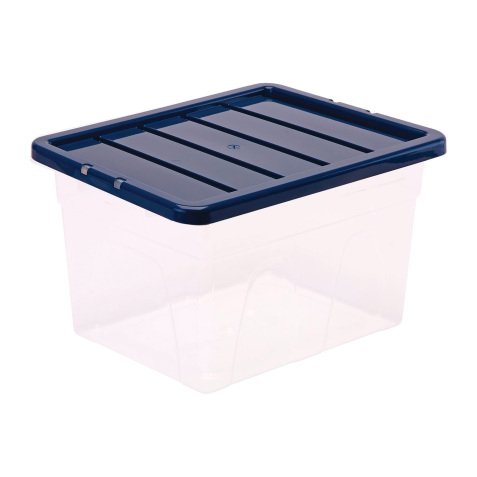 Boîte de rangement plastique emboîtable 22L?