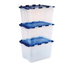 Caisses de rangement emboîtables Fellowes 55 L