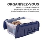 Caisses de rangement emboîtables Fellowes 45 L