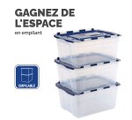 Caisses de rangement emboîtables Fellowes 45 L