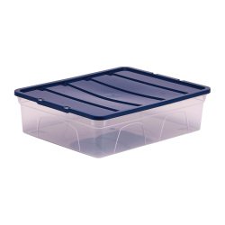 Boîte de rangement plastique emboîtable 12L?