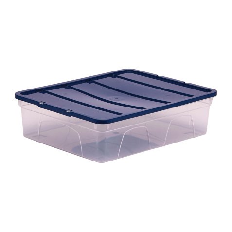 Boîte de rangement plastique emboîtable 12L?
