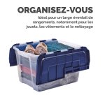 Caisses de rangement emboîtables Fellowes 55 L