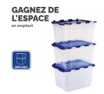 Caisses de rangement emboîtables Fellowes 55 L