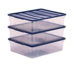 Boîte de rangement plastique emboîtable Fellowes 12 L