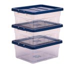 Boîte de rangement plastique emboîtable Fellowes 15 L