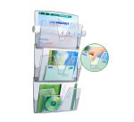 Trieur mural plastique Cep Façade gris fumé