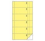Bloc de bons 'Carnet de bons', 105 x 200 mm, jaune
