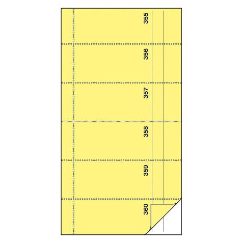 Bloc de bons 'Carnet de bons', 105 x 200 mm, AC