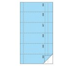 Bloc de bons 'Carnet de bons', 105 x 200 mm, bleu