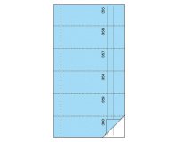 Bloc de bons 'Carnet de bons', 105 x 200 mm, bleu