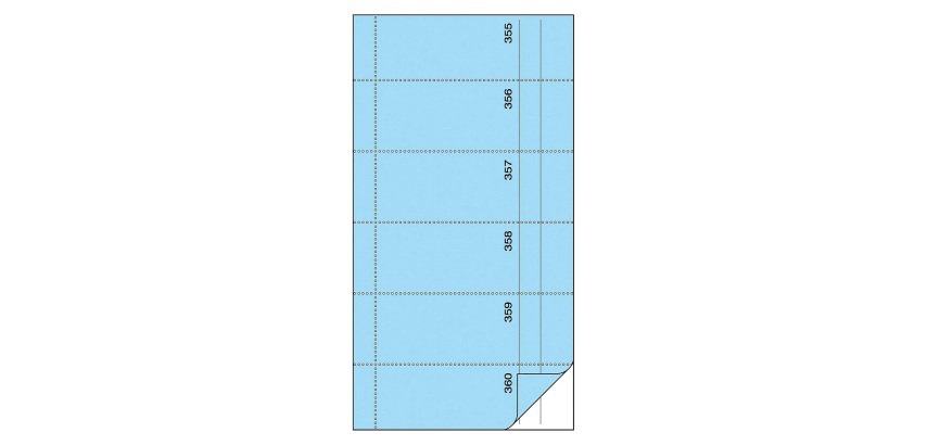 Bloc de bons 'Carnet de bons', 105 x 200 mm, AC