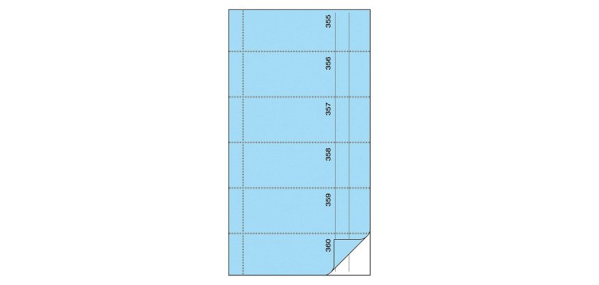Bloc de bons 'Carnet de bons', 105 x 200 mm, AC