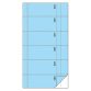 Bloc de bons 'Carnet de bons', 105 x 200 mm, bleu