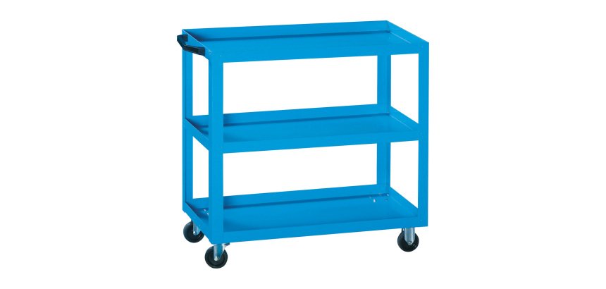 Carrello monoblocco MG402/G con 3 ripiani, 800 x 450 x 800 mm