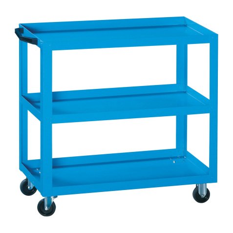 Carrello monoblocco MG402/G con 3 ripiani, 800 x 450 x 800 mm