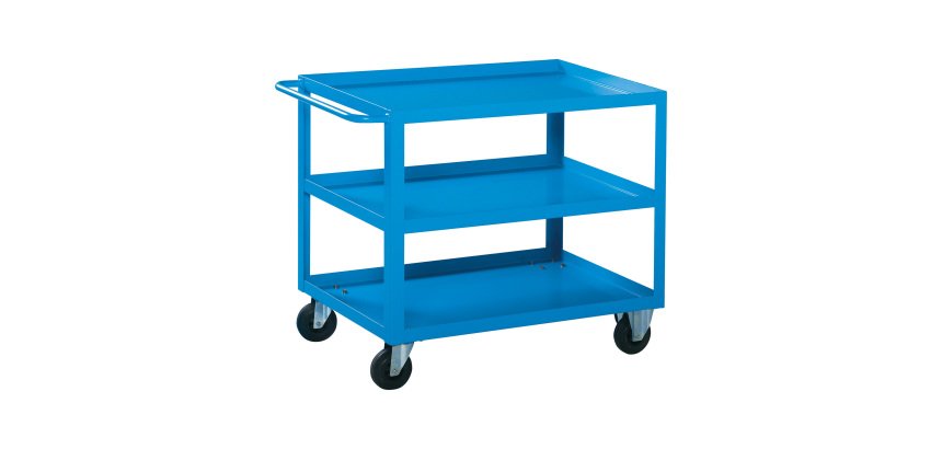 Carrello monoblocco MG405 con 3 ripiani, 920 x 600 x 840 mm
