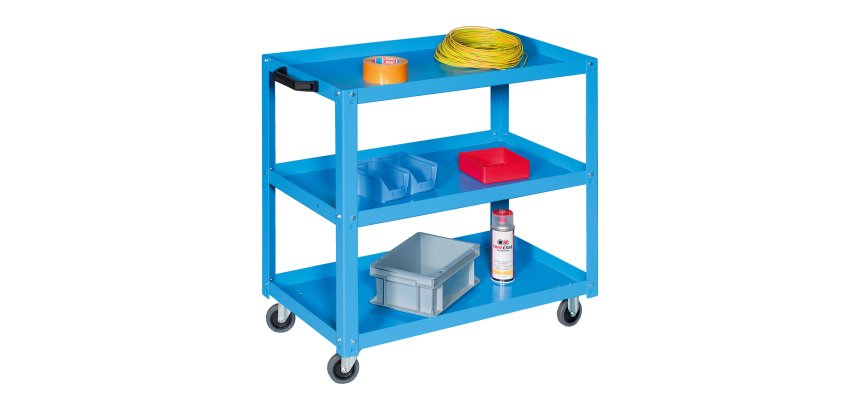 Carrello componibile MG402 con 3 ripiani, 800 x 450 x 800 mm