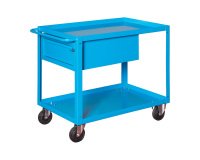 Carrello monoblocco MG405A/A con 2 ripiani e cassetto, 920 x 600 x 840 mm