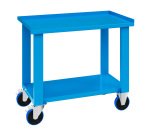 Banco da lavoro monoblocco su ruote MG 132 con piano in lamiera, 1000 x 700 x 870 mm