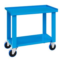 Banco da lavoro monoblocco su ruote MG 132 con piano in lamiera, 1000 x 700 x 870 mm
