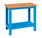 Banco da lavoro componibile MG 105S con piano in legno, 1000 x 700 x 885 mm