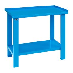 Banco da lavoro monoblocco MG 101 con piano in lamiera, 1000 x 700 x 890