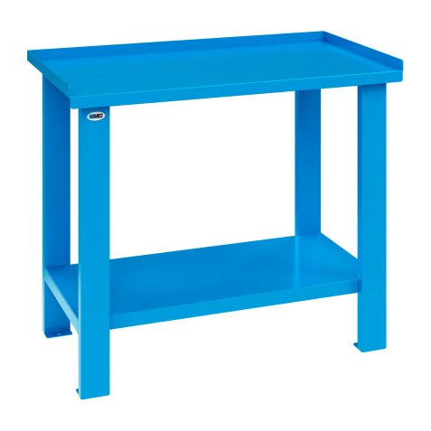 Banco da lavoro monoblocco MG 101 con piano in lamiera, 1000 x 700 x 890