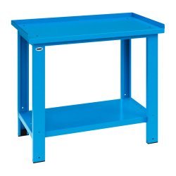Banco da lavoro componibile MG 101S con piano in lamiera, 1000 x 700 x 890