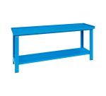 Banco da lavoro componibile MG 103S con piano in lamiera, 2000 x 700 x 890 mm