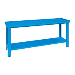Banco da lavoro componibile MG 103S con piano in lamiera, 2000 x 700 x 890 mm