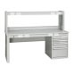 Banco elettrico BE111/B con sopralzo e cassettiera, 1500 x 800 x 1540 mm