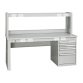 Banco elettrico BE121/B  con sopralzo e cassettiera, 2000 x 800 x 1540 mm
