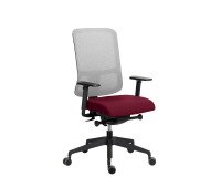Office chair Sitizen - synchronous mechanism with seat depth adjustment - mesh and fabric with 3D armrests