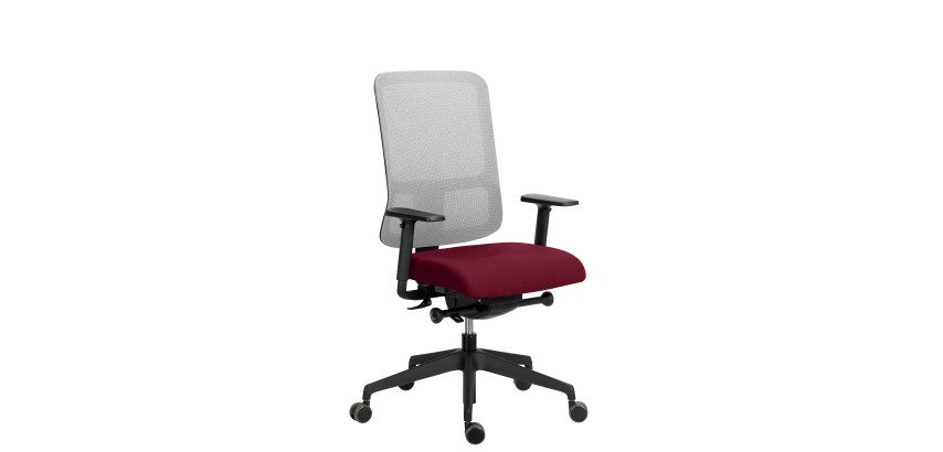 Chaise de bureau Ofys maille avec accoudoirs 3D