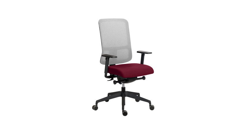 Chaise de bureau Ofys maille avec accoudoirs 3D