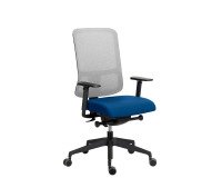 Office chair Sitizen - synchronous mechanism with seat depth adjustment - mesh and fabric with 3D armrests