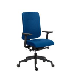 Chaise de bureau Sitizen tissu avec accoudoirs 3D